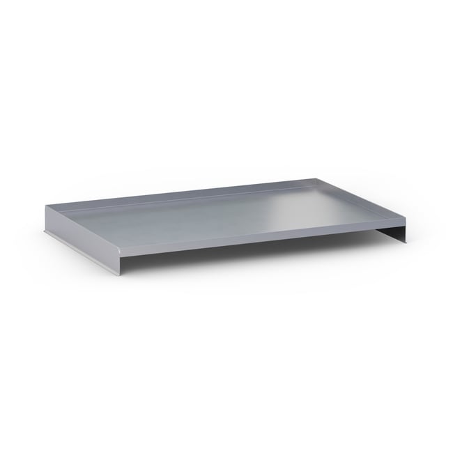 Edelstahl-Boden-Abtropfschale, 15mm Rand